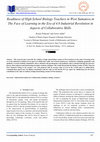 Research paper thumbnail of Readiness of High School Biology Teachers in West Sumatera in The Face of Learning in the Era of 4.0 Industrial Revolution in Aspects of Collaborative Skills