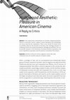 Research paper thumbnail of Hollywood Aesthetic: Pleasure in American Cinema A Reply to Critics