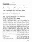 Research paper thumbnail of Enhancement of mass transfer characteristics and phenanthrene degradation in a two-phase partitioning bioreactor equipped with internal static mixers