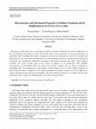 Research paper thumbnail of Microstructure and Mechanical Properties of Solution Treatment and Sr-Modification of Al-12%Si-1.5%Cu Alloy