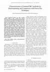 Research paper thumbnail of Characterization of Gelatin/CMC Scaffolds by Electrospinning and Comparison with Freeze Dry Techniques