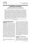 Research paper thumbnail of Diversity and redundancy in bacterial chromosome segregation mechanisms