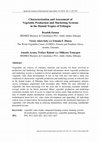 Research paper thumbnail of Characterization and Assessment of Vegetable Production and Marketing Systems in the Humid Tropics of Ethiopia