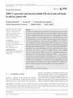 Research paper thumbnail of TRPC1 expression and function inhibit ER stress and cell death in salivary gland cells