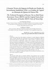 Research paper thumbnail of A Isenção Técnica do Imposto de Renda nos Fundos de Investimento Imobiliário (FIIs) e os Ganhos de Capital na Alienação de Quotas de outros FIIs