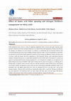 Research paper thumbnail of Effect of humic acid foliar spraying and nitrogen fertilizers management on wheat yield