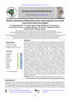 Research paper thumbnail of Relative potential of Rhizobium sp for improving the rice-wheat crop in the semi-arid regions