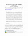 Research paper thumbnail of Thermal Performance of a Heat Pipe with Different Working Fluids