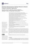 Research paper thumbnail of Functional Thermoresponsive Hydrogel Molecule to Material Design for Biomedical Applications