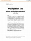 Research paper thumbnail of Relativism about Truth and Predicates of Taste