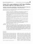 Research paper thumbnail of Chronic 5-HT6 receptor modulation by E-6837 induces hypophagia and sustained weight loss in diet-induced obese rats