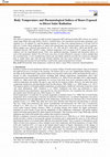 Research paper thumbnail of Body Temperature and Haematological Indices of Boars Exposed to Direct Solar Radiation