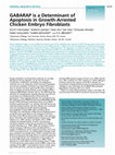 Research paper thumbnail of GABARAP is a determinant of apoptosis in growth-arrested chicken embryo fibroblasts