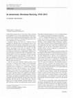 Research paper thumbnail of In memoriam: Hermann Hartwig, 1910–2012