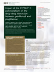 Research paper thumbnail of Impact of theCYP2C8*3polymorphism on the drug-drug interaction between gemfibrozil and pioglitazone