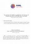 Research paper thumbnail of La question des échelles en géohistoire. Les bureaux de la poste aux lettres du XVIIIe siècle à nos jours