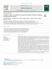 Research paper thumbnail of Pregnant women in treatment for opioid use disorder: Material hardships and psychosocial factors