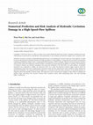 Research paper thumbnail of Numerical Prediction and Risk Analysis of Hydraulic Cavitation Damage in a High-Speed-Flow Spillway