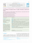 Research paper thumbnail of Larval habitats of mosquito fauna in Osogbo metropolis, Southwestern Nigeria