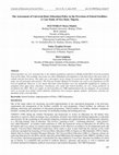 Research paper thumbnail of The Assessment of Universal Basic Education Policy in the Provision of School Facilities: A Case Study of Oyo State, Nigeria