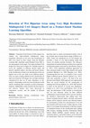 Research paper thumbnail of Detection of Wet Riparian Areas using Very High Resolution Multispectral UAS Imagery Based on a Feature-based Machine Learning Algorithm