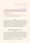 Research paper thumbnail of Militarization of Public Education in Brazil in 2019: Analysis of the National Scenario