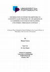 Research paper thumbnail of Information systems framework to conceptualise the role of awareness in e-commerce success in developing countries: Jordanian context