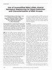 Research paper thumbnail of Use of Unamplified RNA/cDNA–Hybrid Nanopore Sequencing for Rapid Detection and Characterization of RNA Viruses