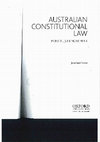 Research paper thumbnail of Australian Constitutional Law: Principles in Movement