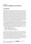 Research paper thumbnail of Theories of Religious Communication