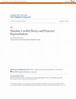 Research paper thumbnail of Wavelets, Coorbit Theory, and Projective Representations