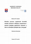 Research paper thumbnail of Clinical evaluation of success of surgical methods delayed primary anastomosis and esophageal replacement with gastric tube at children with long-gap esophageal atresia