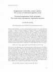 Research paper thumbnail of Imaginaciones territoriales, cuerpo y género. Dos escenas en la literatura argentina actual