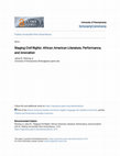 Research paper thumbnail of Staging Civil Rights: African American literature, performance, and innovation