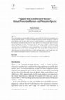 Research paper thumbnail of “Support Your Local Invasive Species”: Animal Protection Rhetoric and Nonnative Species