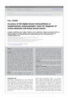 Research paper thumbnail of Accuracy of GE digital breast tomosynthesis versus supplementary mammographic views for diagnosis of screen-detected soft-tissue breast lesions