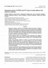 Research paper thumbnail of Mutational analysis of NPHS2 and WT1 genes in Saudi children with nephrotic syndrome