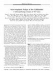 Research paper thumbnail of Non-neoplastic Polyps of the Gallbladder