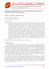 Research paper thumbnail of Perbedaan Model Problem Based Learning dan Model Kooperatif Ditinjau dari Kemampuan Penalaran Matematis Siswa