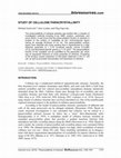 Research paper thumbnail of Study of Cellulose Paracrystallinity