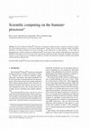 Research paper thumbnail of Scientific Computing on the Itanium® Processor