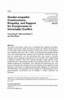 Research paper thumbnail of Gender-empathic Constructions, Empathy, and Support for Compromise in Intractable Conflict