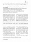 Research paper thumbnail of Low intrapatient variability of histomorphological findings in periprosthetic tissues from revised metal/ceramic on polyethylene joint arthroplasties