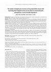 Research paper thumbnail of The number of lymphocytes increases in the periprosthetic tissues with increasing time of implant service in non-metal-on-metal total joint arthroplasties: A role of metallic particles?