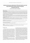 Research paper thumbnail of Combined and intravenous administration of TXA reduces blood loss more than topical administration in primary total knee arthroplasty: A randomized clinical trial