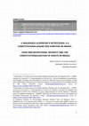 Research paper thumbnail of A Segurança Alimentar e Nutricional e a Constitucionalização dos Direitos no Brasil