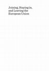 Research paper thumbnail of Spyrakou, V. "Theorising the co-existence in EU membership: the British paradigm" in Joining, Staying in, and Leaving the European Union: Legal, Political and Economic Perspectives, Cambridge Scholars Publishing, 2022, pp. 99-117