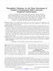 Research paper thumbnail of Plakophilin-2 Mutations Are the Major Determinant of Familial Arrhythmogenic Right Ventricular Dysplasia/Cardiomyopathy