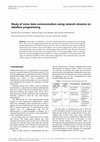 Research paper thumbnail of Study of voice data communication using network streams on dataflow programming