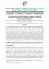 Research paper thumbnail of An Investigation on the Sociolinguistic Competence of English Language Teacher Trainees: A Comparative Study on Native and Non-Native English Speakers